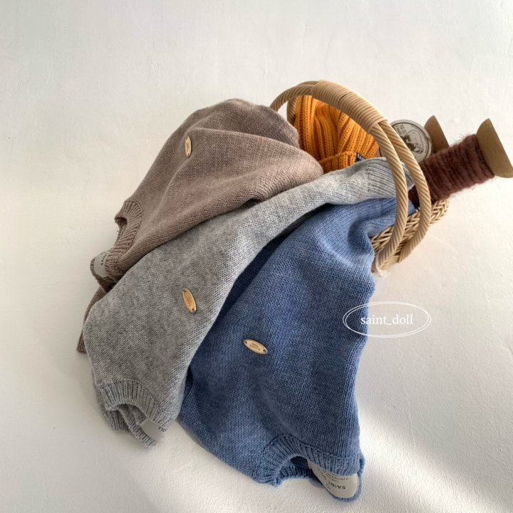 Saint Doll - Korean Children Fashion - #childrensboutique - Autumn Leaf Knit - 3