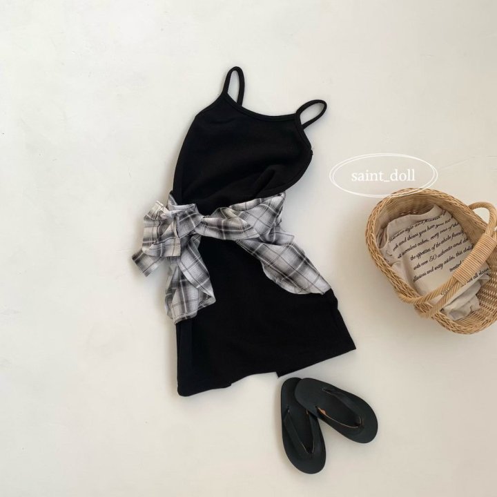 Saint Doll - Korean Children Fashion - #childrensboutique - Back-Slit Strap One-piece - 7