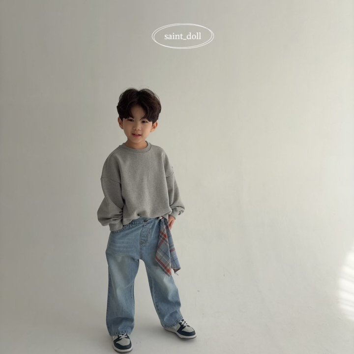 Saint Doll - Korean Children Fashion - #childrensboutique - Autumn Plain Sweatshirt - 11
