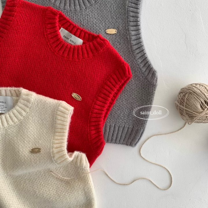 Saint Doll - Korean Children Fashion - #childrensboutique - Amber Knit Vest - 3