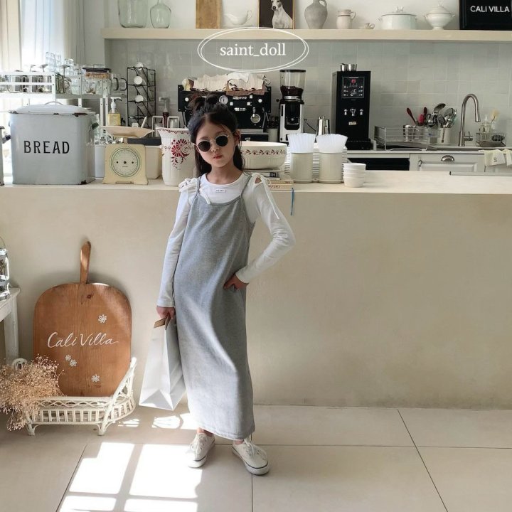 Saint Doll - Korean Children Fashion - #designkidswear - Back-Slit Strap One-piece - 8