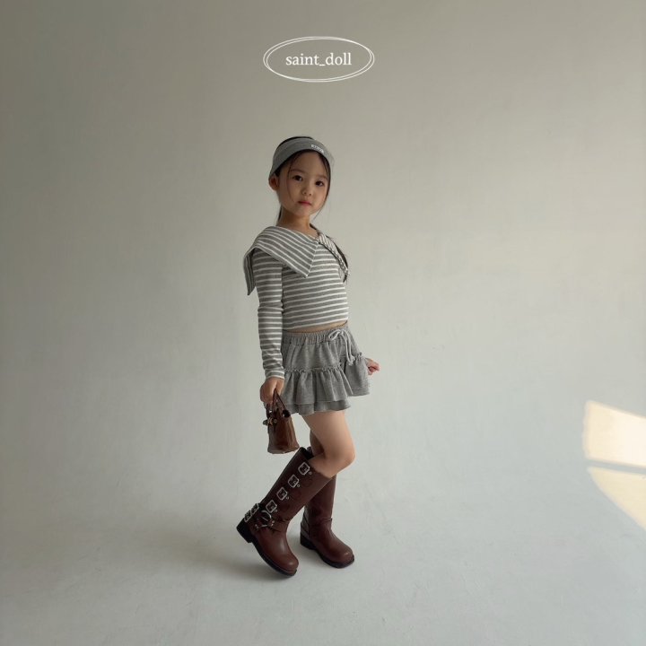 Saint Doll - Korean Children Fashion - #designkidswear - Sailor Stripe Tee - 8