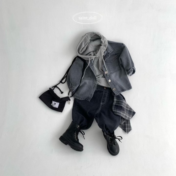 Saint Doll - Korean Children Fashion - #designkidswear - Snap Hoodie - 7