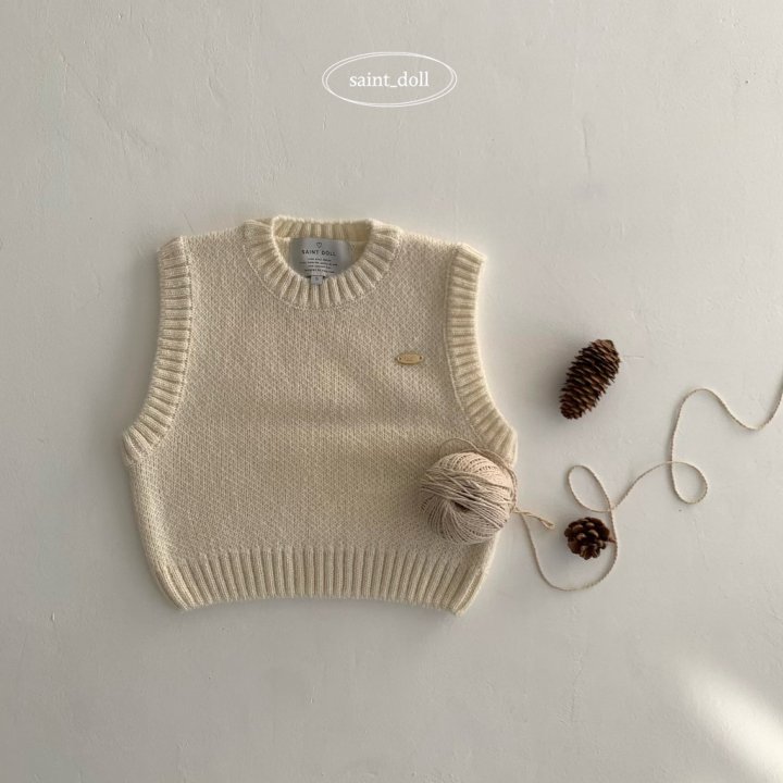 Saint Doll - Korean Children Fashion - #childrensboutique - Amber Knit Vest - 4