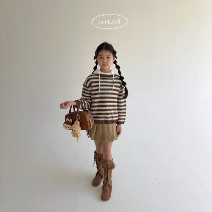 Saint Doll - Korean Children Fashion - #designkidswear - Striped Knit - 12