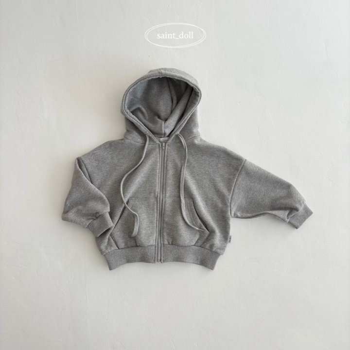 Saint Doll - Korean Children Fashion - #discoveringself - Kangaroo Hood Zip-Up - 3