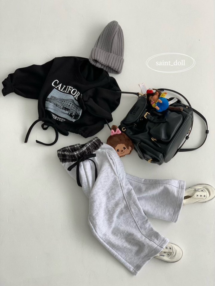 Saint Doll - Korean Children Fashion - #discoveringself - Obi Check Contrast Pants - 6