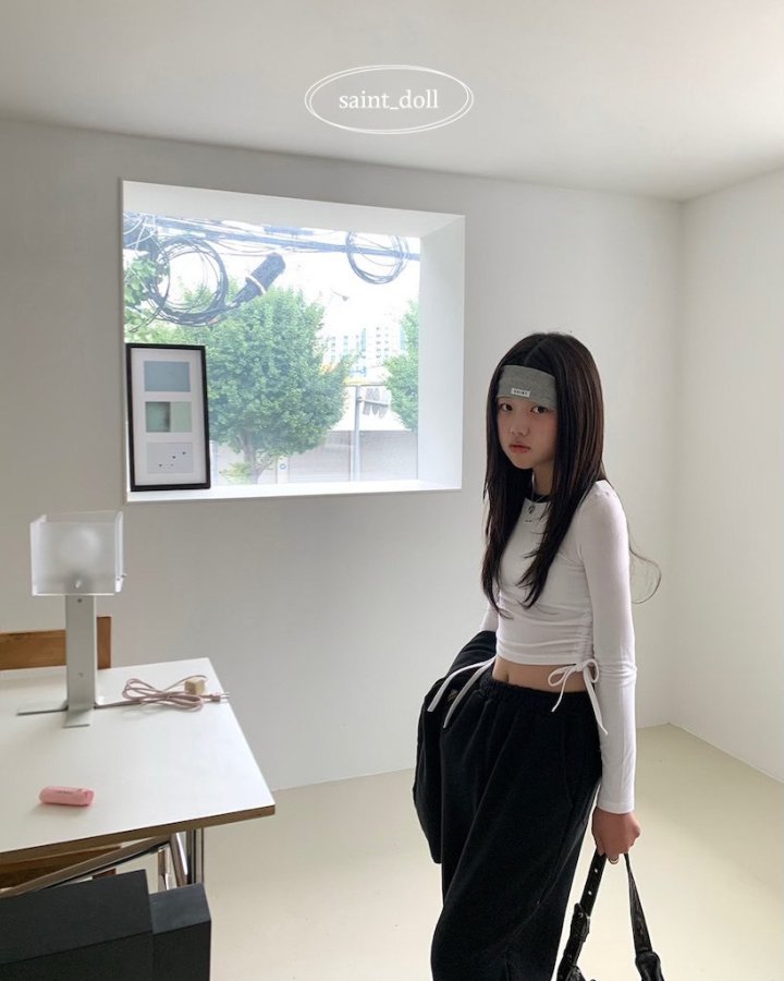 Saint Doll - Korean Children Fashion - #discoveringself - Label String Tee - 8