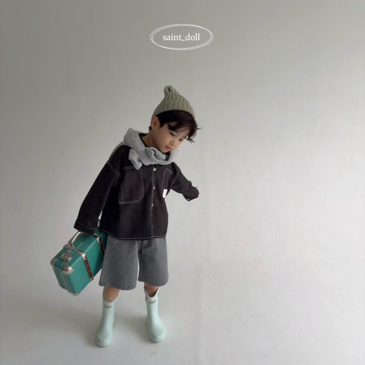 Saint Doll - Korean Children Fashion - #discoveringself - Boyfriend Denim Shirt - 6