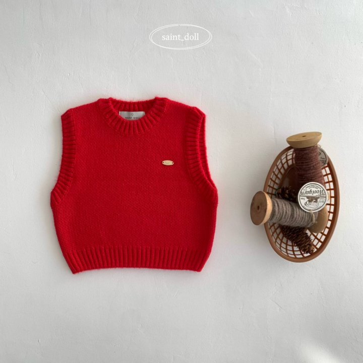 Saint Doll - Korean Children Fashion - #discoveringself - Amber Knit Vest - 5