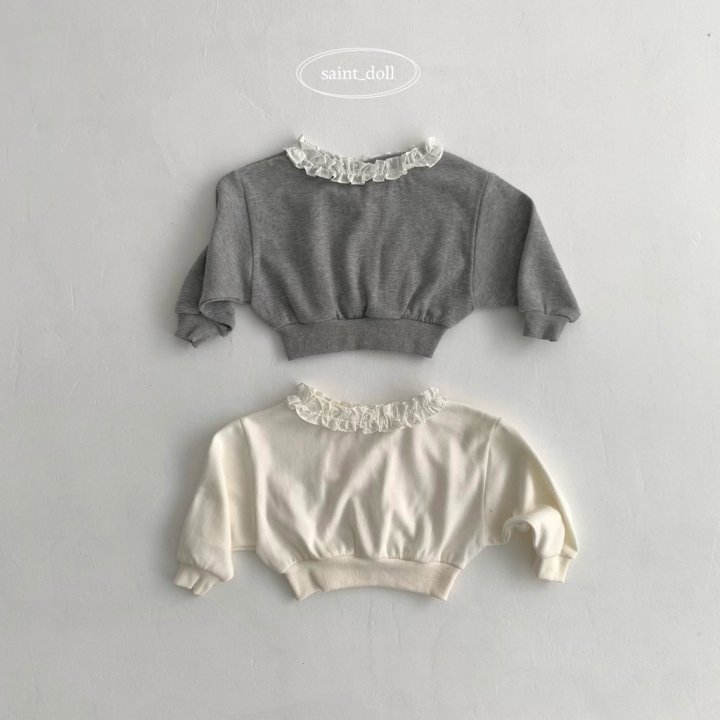 Saint Doll - Korean Children Fashion - #discoveringself - Off-Shoulder Sweatshirt