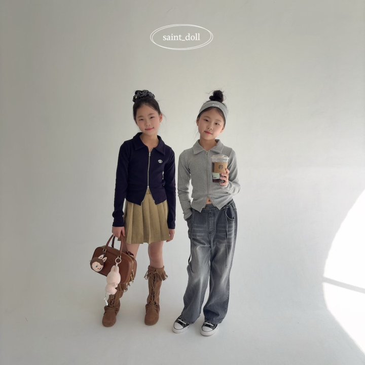 Saint Doll - Korean Children Fashion - #fashionkids - SD Collar Zip-Up - 12