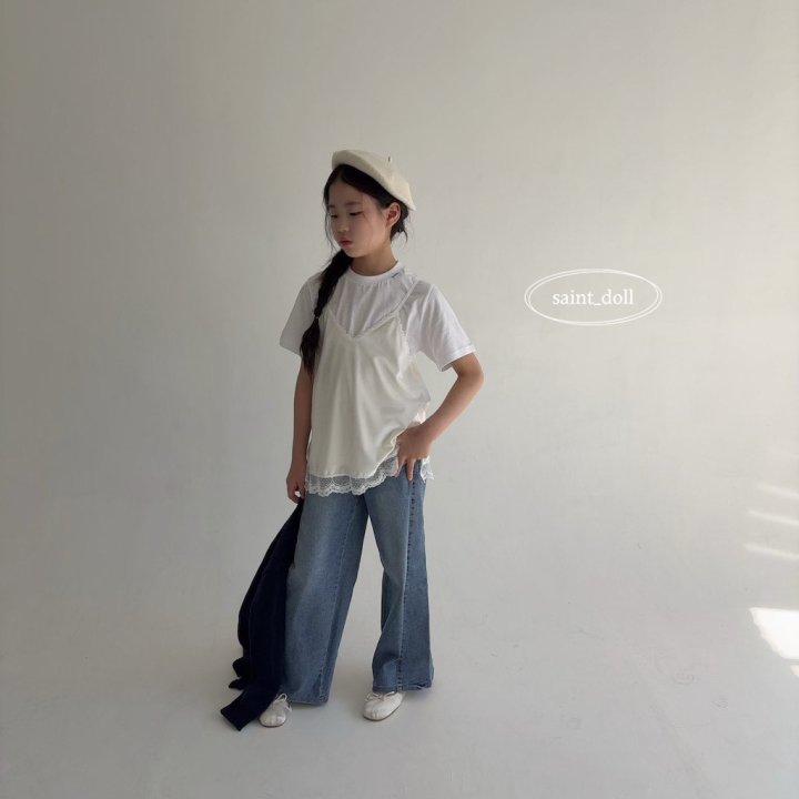 Saint Doll - Korean Children Fashion - #fashionkids - Wide Bootcut Pants (Junior) - 8