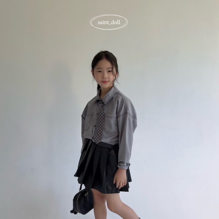 Saint Doll - Korean Children Fashion - #fashionkids - Stitch Hustle Shirt - 8