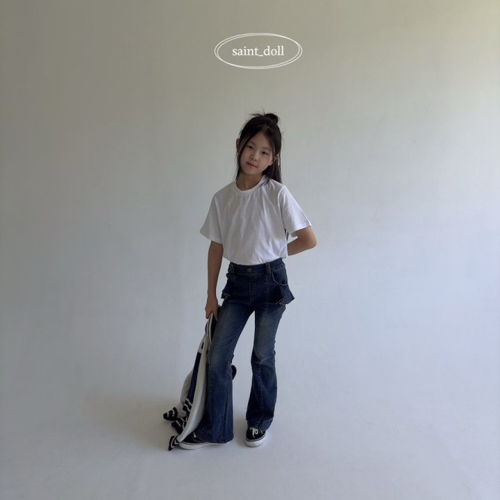 Saint Doll - Korean Children Fashion - #kidsshorts - Basic Short Sleeve Tee - 9