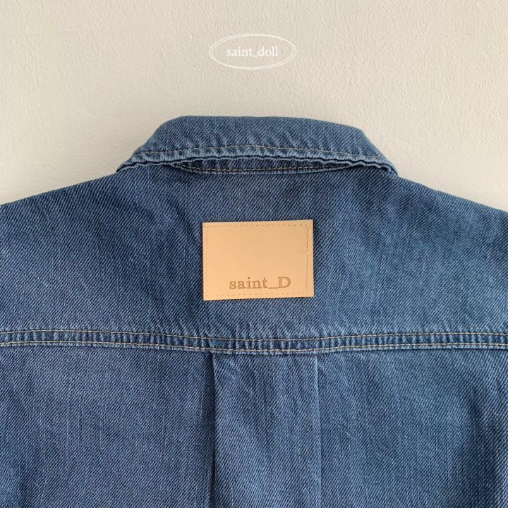 Saint Doll - Korean Children Fashion - #fashionkids - Sailor Denim Jacket - 4