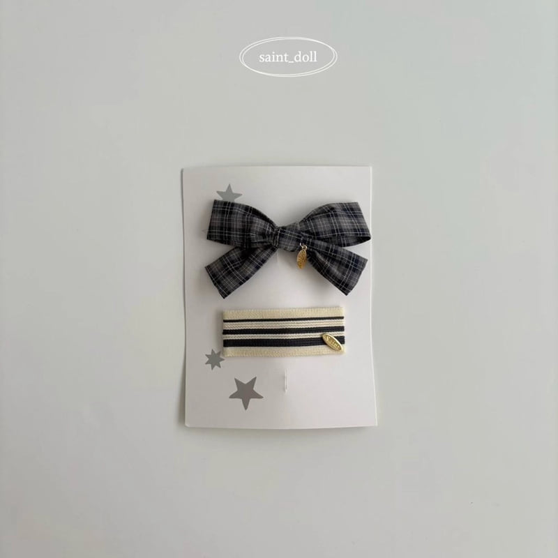 Saint Doll - Korean Children Fashion - #kidsshorts - Two-Piece Pin Set - 3