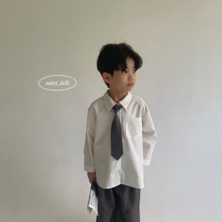 Saint Doll - Korean Children Fashion - #kidsshorts - Crumble Shirt - 12