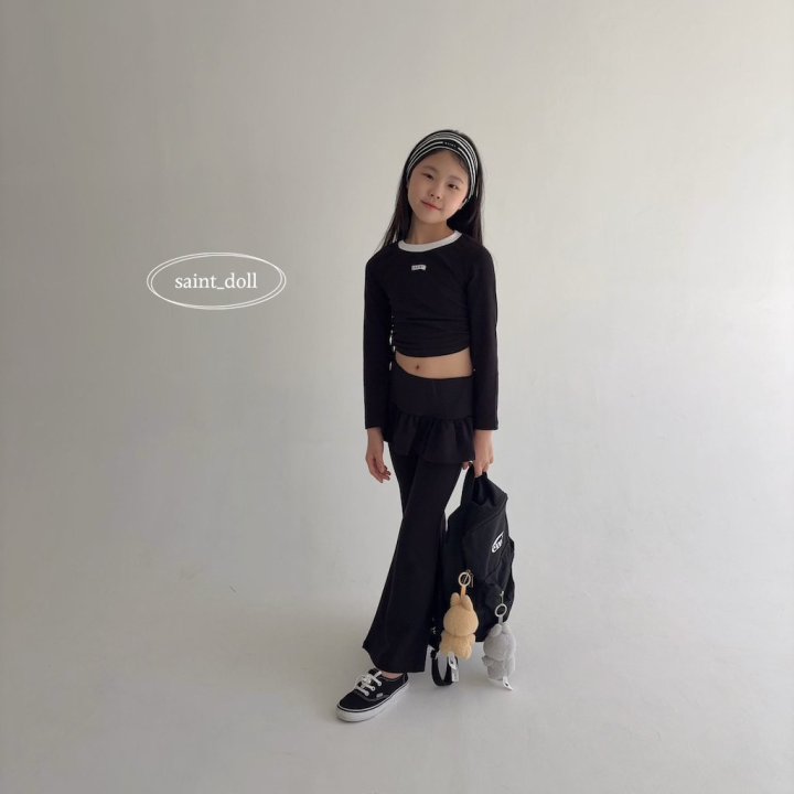 Saint Doll - Korean Children Fashion - #kidsshorts - Skirt Layered Pants - 12