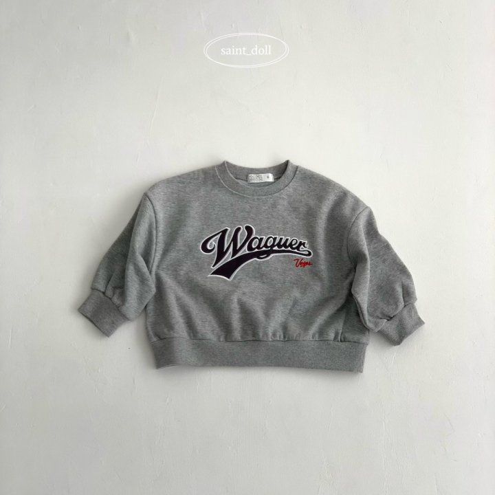 Saint Doll - Korean Children Fashion - #kidsshorts - Wag Patch Sweatshirt - 3