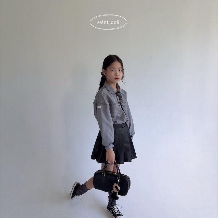 Saint Doll - Korean Children Fashion - #kidsshorts - Stitch Hustle Shirt - 9