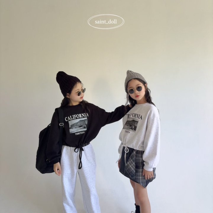 Saint Doll - Korean Children Fashion - #kidsstore - Kelly Strap Sweatshirt - 8