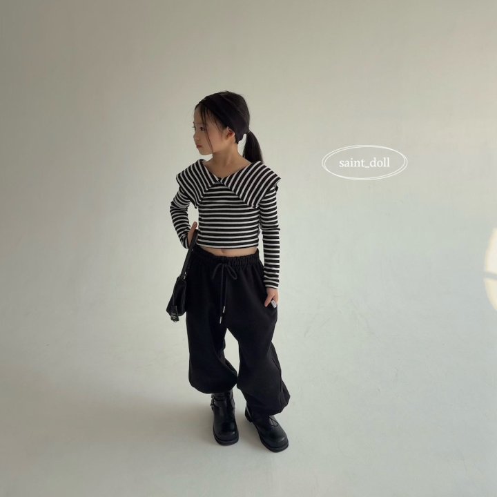 Saint Doll - Korean Children Fashion - #kidsstore - Sailor Stripe Tee - 12
