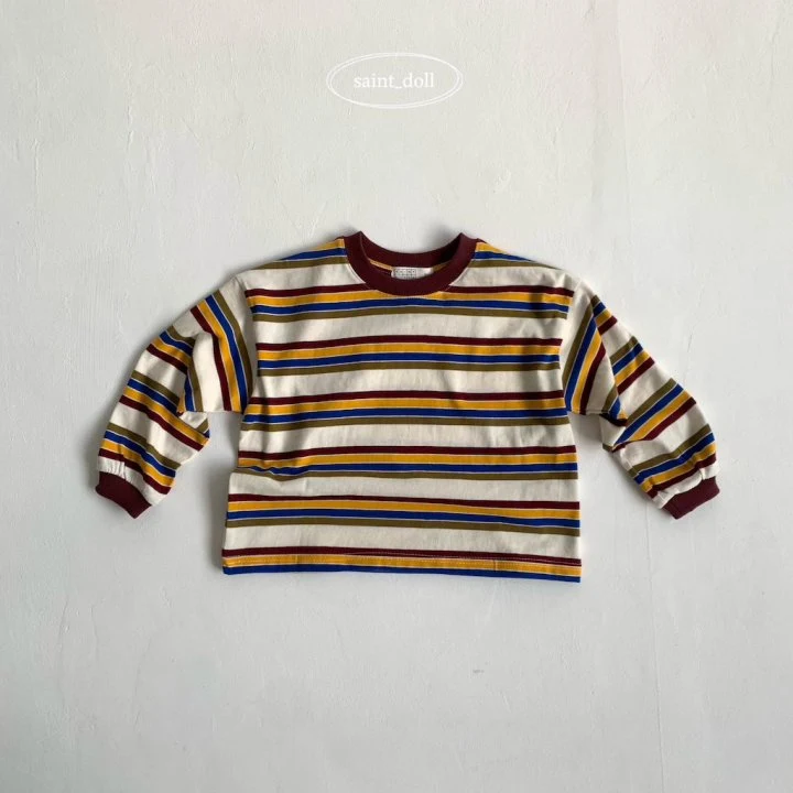 Saint Doll - Korean Children Fashion - #kidsstore - Jerry Stripe Tee - 3