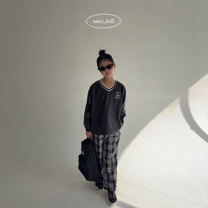 Saint Doll - Korean Children Fashion - #kidzfashiontrend - Check String Pants - 12