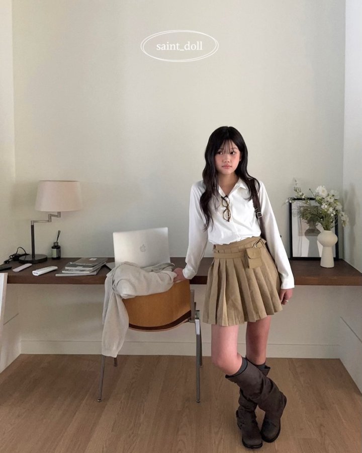 Saint Doll - Korean Children Fashion - #kidzfashiontrend - Slim Line Shirt - 7