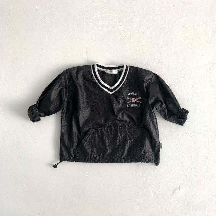 Saint Doll - Korean Children Fashion - #kidzfashiontrend - Baseball Embroidery Sweatshirt - 6