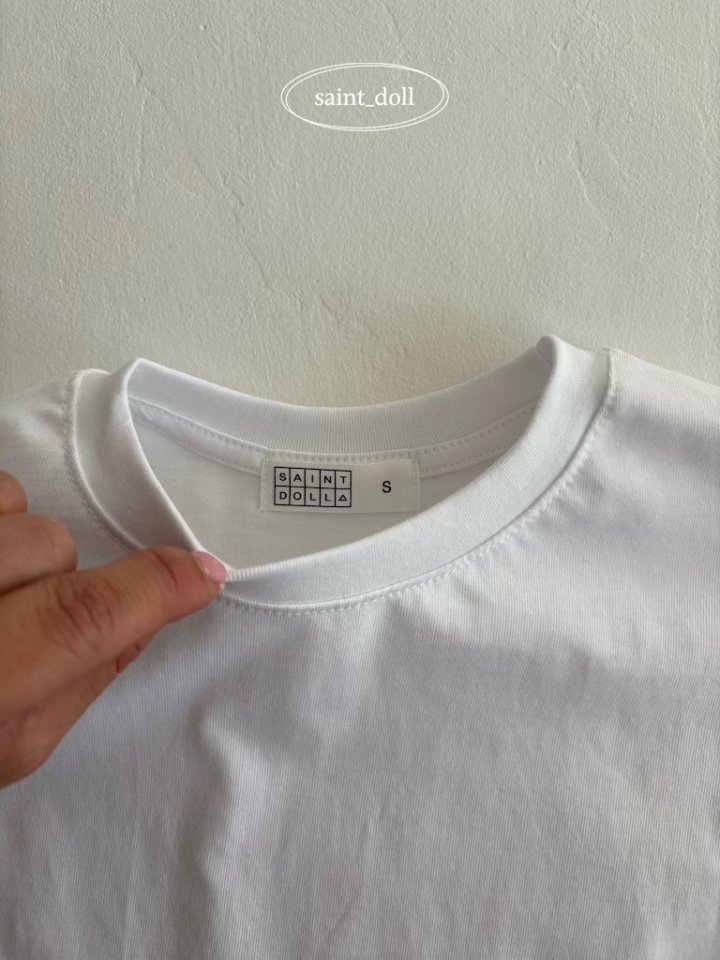 Saint Doll - Korean Children Fashion - #kidsstore - Simple Round Tee - 4