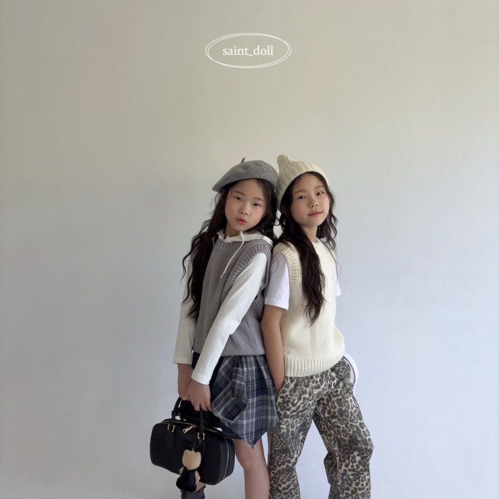 Saint Doll - Korean Children Fashion - #kidzfashiontrend - Amber Knit Vest - 9