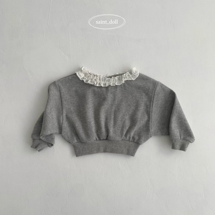 Saint Doll - Korean Children Fashion - #kidzfashiontrend - Off-Shoulder Sweatshirt - 5