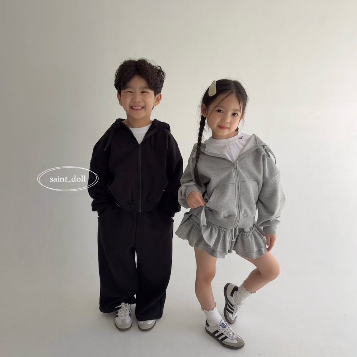 Saint Doll - Korean Children Fashion - #littlefashionista - Kangaroo Hood Zip-Up - 9