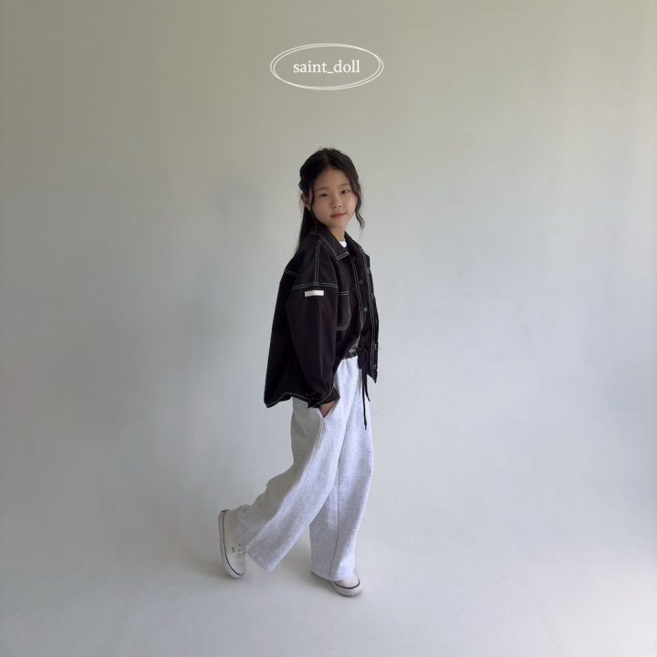Saint Doll - Korean Children Fashion - #littlefashionista - Obi Check Contrast Pants - 12