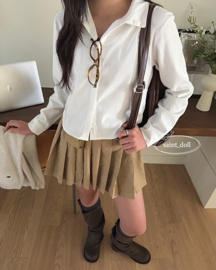 Saint Doll - Korean Children Fashion - #littlefashionista - Slim Line Shirt - 9