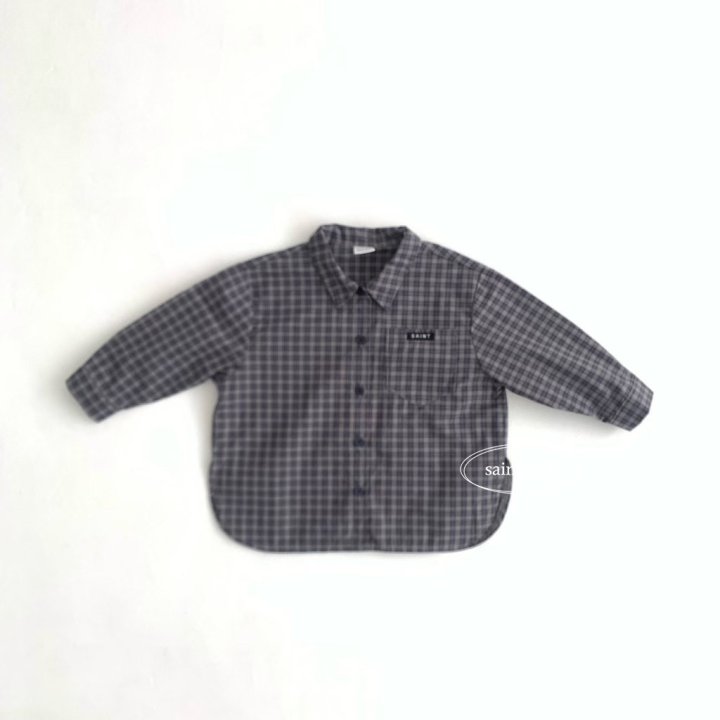 Saint Doll - Korean Children Fashion - #littlefashionista - Myu Myu Check Shirt - 6