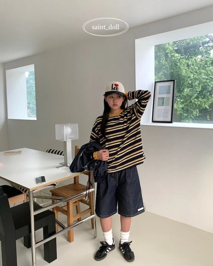 Saint Doll - Korean Children Fashion - #littlefashionista - Jerry Stripe Tee - 6