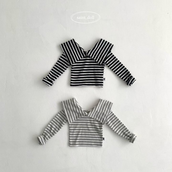 Saint Doll - Korean Children Fashion - #minifashionista - Sailor Stripe Tee