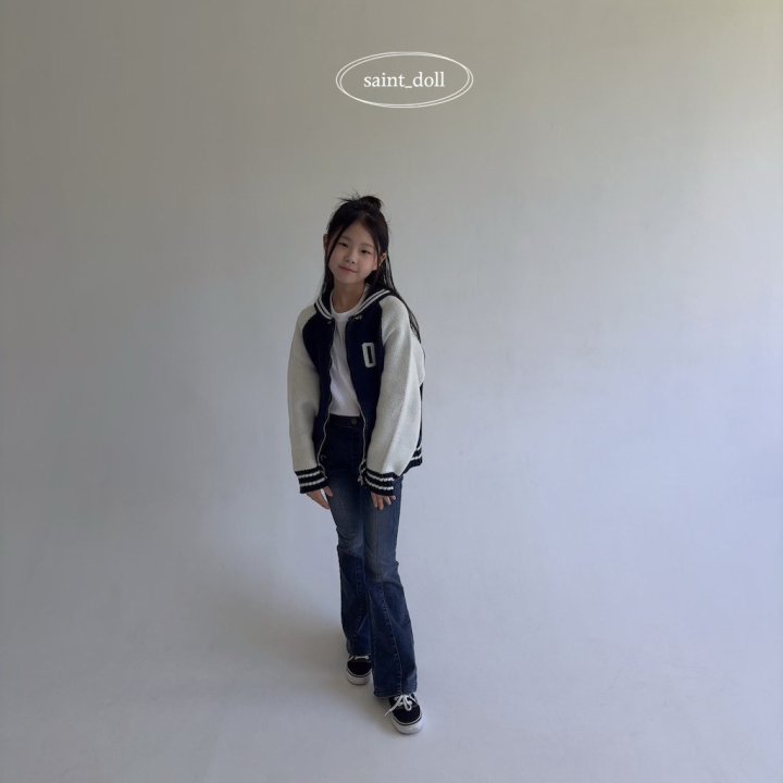 Saint Doll - Korean Children Fashion - #minifashionista - Ruffle Denim Bootcut Pants - 12