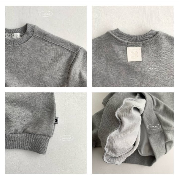 Saint Doll - Korean Children Fashion - #minifashionista - Autumn Plain Sweatshirt - 7
