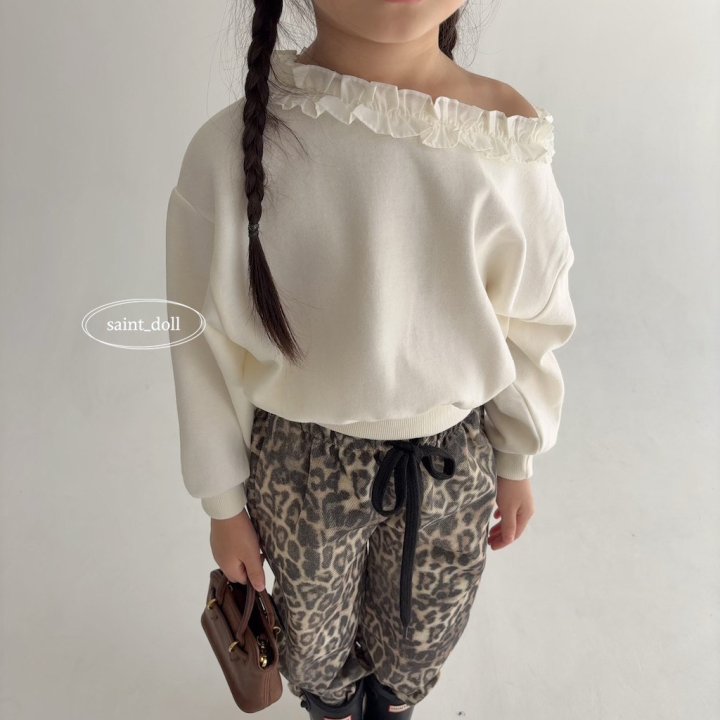 Saint Doll - Korean Children Fashion - #minifashionista - Off-Shoulder Sweatshirt - 9