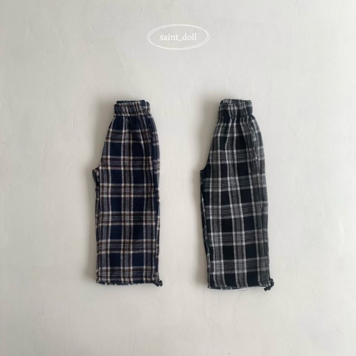 Saint Doll - Korean Children Fashion - #prettylittlegirls - Check String Pants