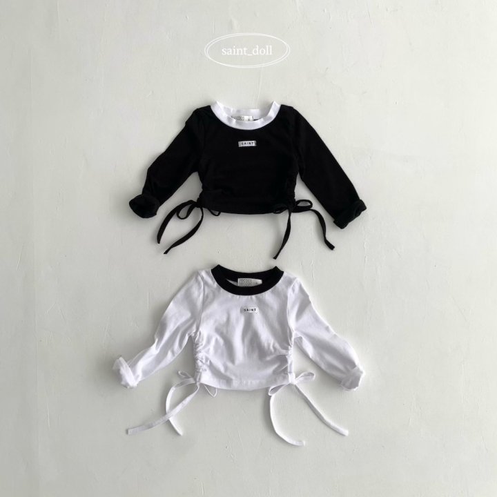 Saint Doll - Korean Children Fashion - #prettylittlegirls - Label String Tee