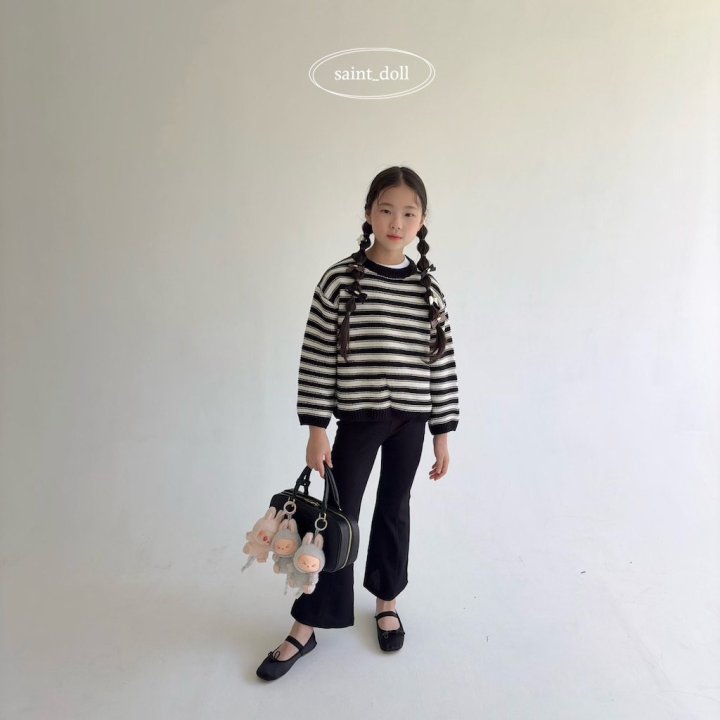 Saint Doll - Korean Children Fashion - #prettylittlegirls - Cutline Bootcut Pants - 12