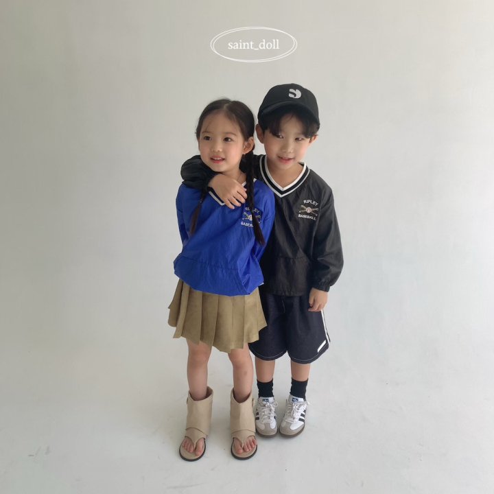 Saint Doll - Korean Children Fashion - #prettylittlegirls - Baseball Embroidery Sweatshirt - 11