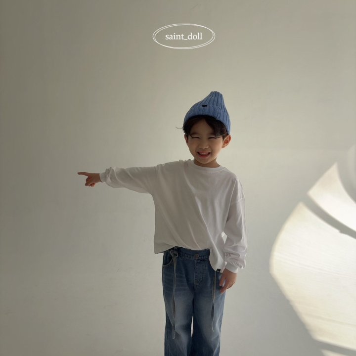 Saint Doll - Korean Children Fashion - #prettylittlegirls - Simple Round Tee - 9