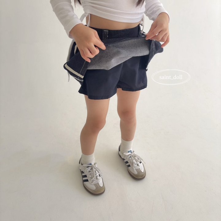 Saint Doll - Korean Children Fashion - #stylishchildhood - Denim Tape Skirt - 8