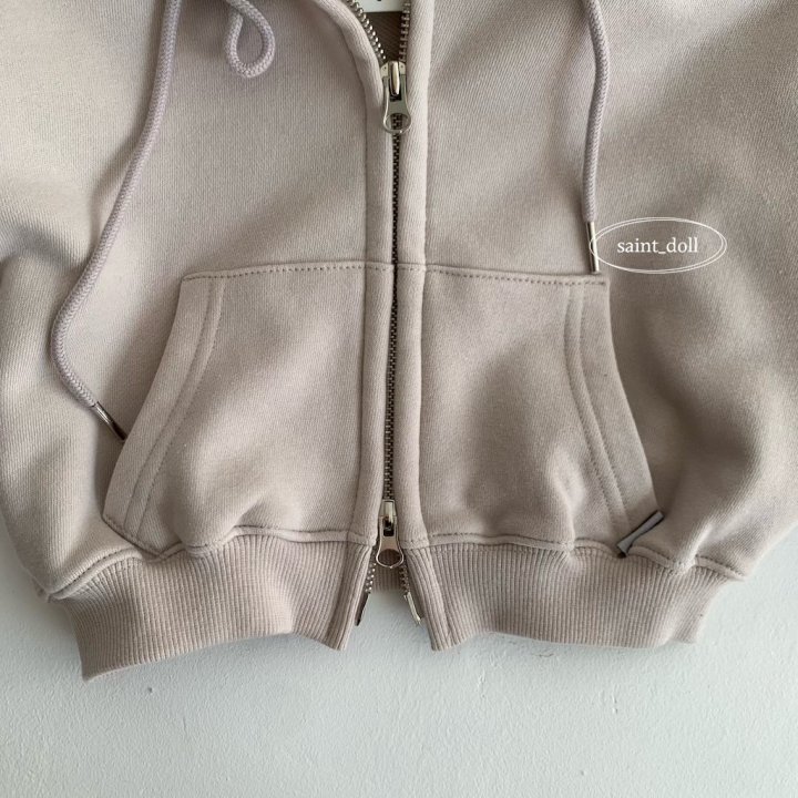 Saint Doll - Korean Children Fashion - #stylishchildhood - Short Hood Zip-Up - 5